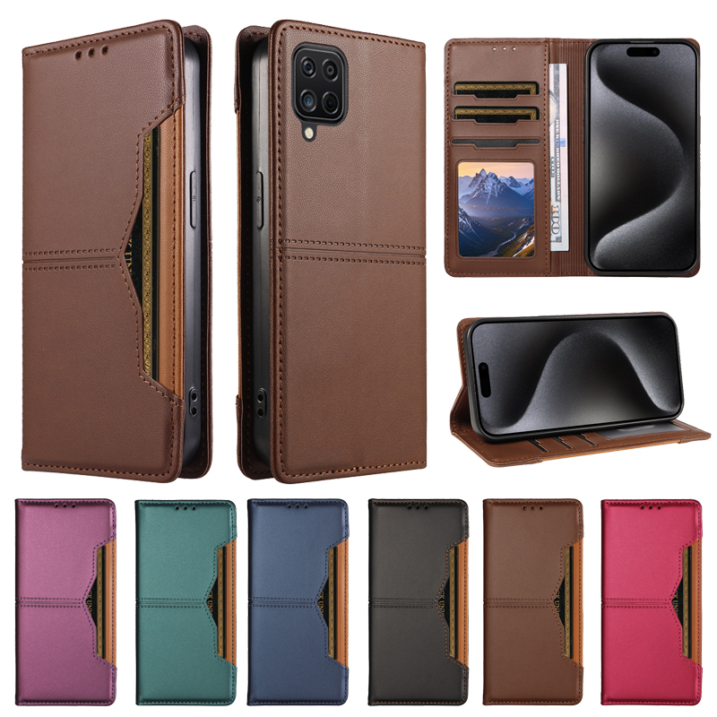 Luxury Bags Kl - Magnetische Wallet-Hülle für Samsung Galaxy M12