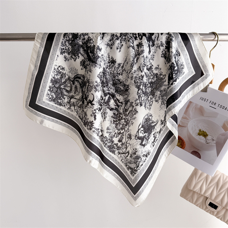 Luxury Bags China - Luxus Dschungel Bedruckte Schals Damen Seidenschal